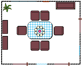 Top View Interiors Plan